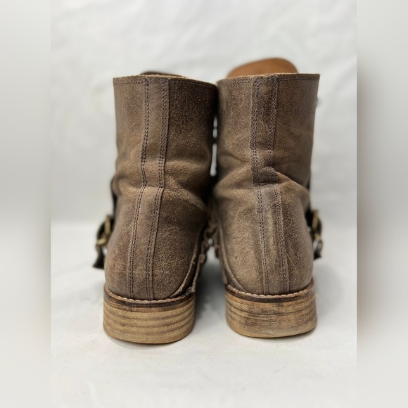Steve Madden | Monett leather ruffle boots 8 - Picture 4 of 6